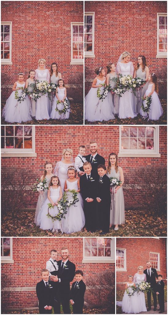 Kara Evans Photographer - Central Illinois Wedding Photographer - Annie-Merner Chapel Wedding Photos - Winter Chapel Wedding - Silver and Black Wedding Day - Annie-Merner Chapel Jacksonville Wedding