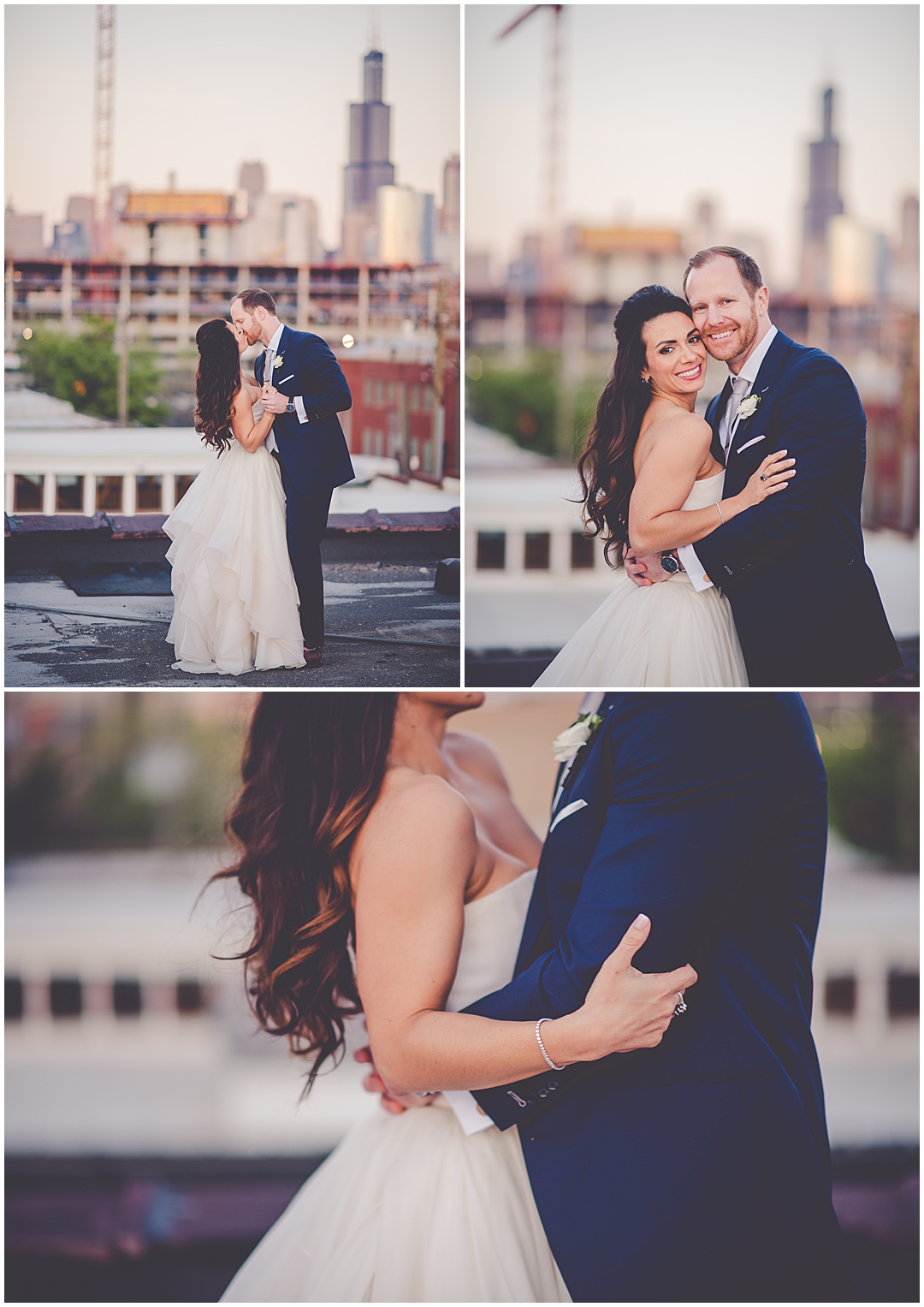 Romantic Blush & Gold Wedding Day at Room 1520 in Chicago, Illinois with Chicagoland Wedding Photographer Kara Evans Photographer