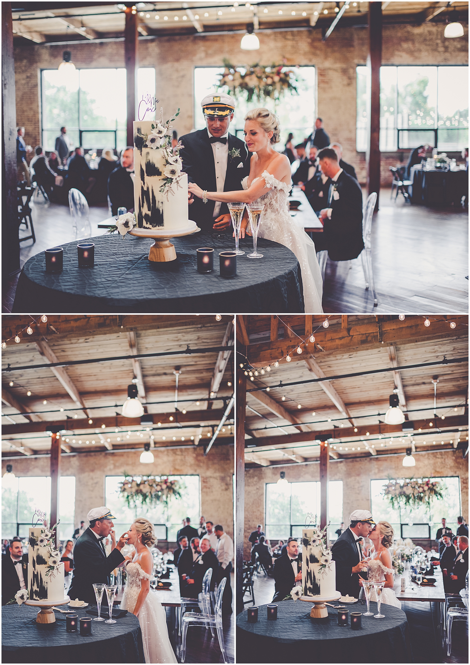 Jori and Matt's modern romantic wedding at the Biltwell in Indianapolis with Chicagoland wedding photographer Kara Evans Photographer.