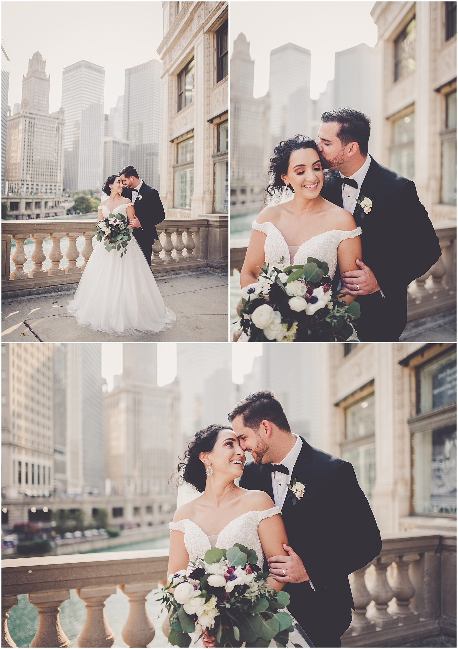 Julie and Paul's timeless & classic October wedding in Chicago, IL with Chicagoland wedding photographer Kara Evans Photographer.
