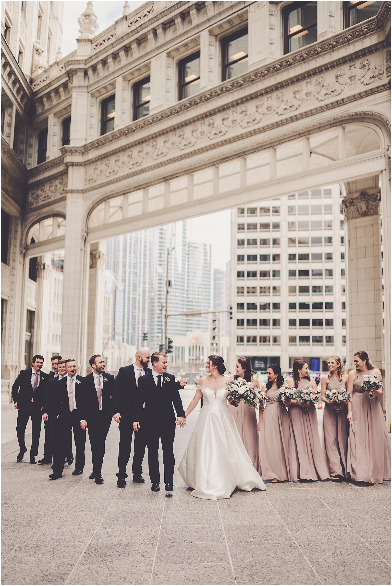 Kim and Josh's elegant spring Greenhouse Loft wedding in Chicago, Illinois with Chicagoland wedding photographer Kara Evans Photographer.