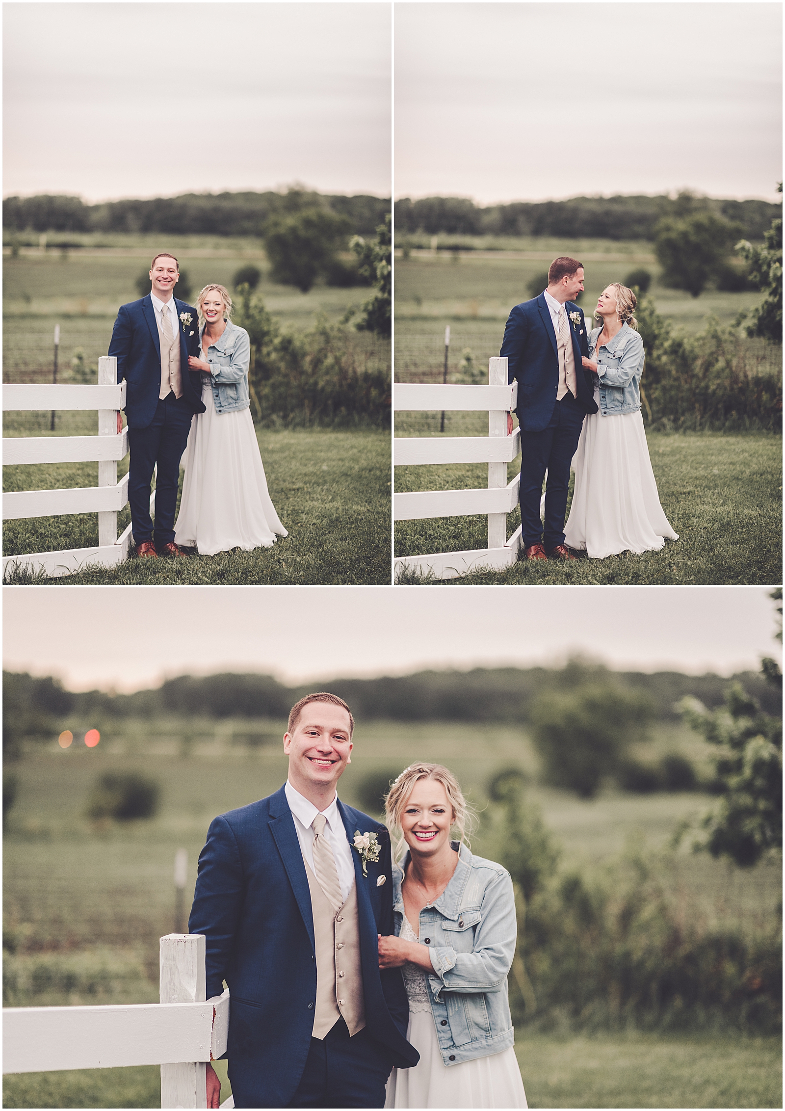 Layne & Ricky's spring wedding at Heritage Prairie Farm in Elburn with Chicagoland wedding photographer Kara Evans Photographer.