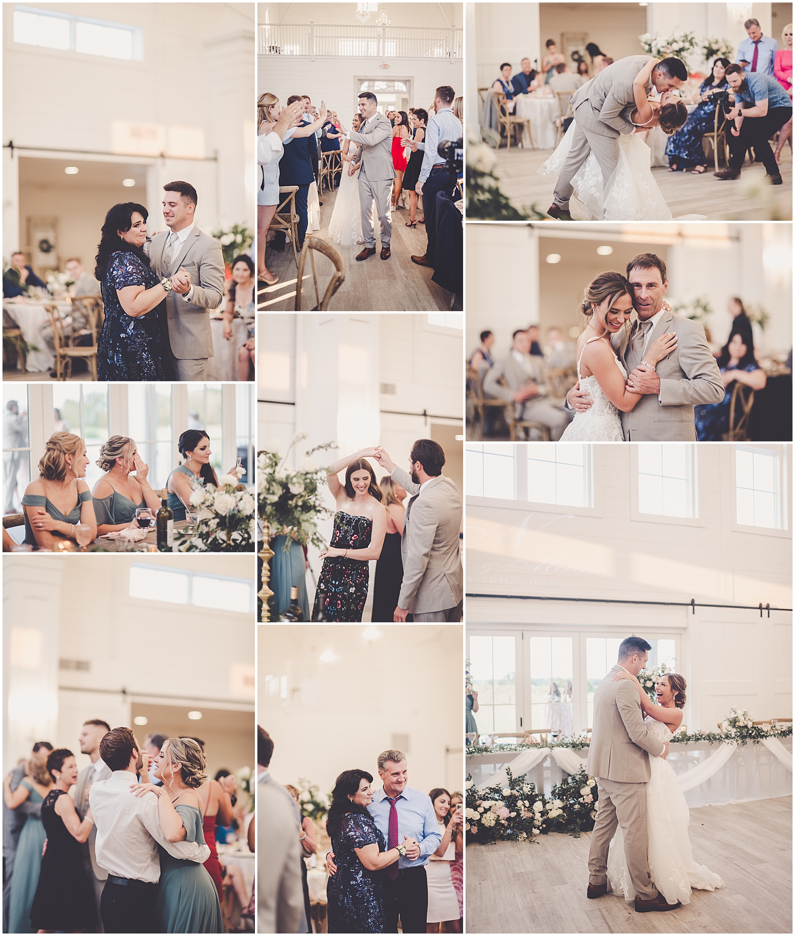 Emily and Milan's romantic summer wedding at Providence Vineyard in Hebron, IL with Chicagoland wedding Photographer Kara Evans Photographer.