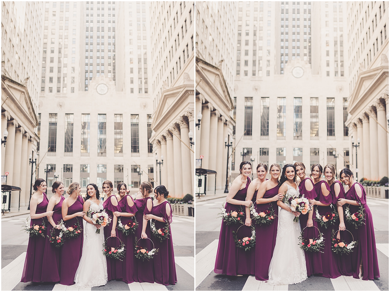 Julie and Paul's romantic Kimpton Gray wedding day in Chicago, Illinois with Chicagoland wedding photographer Kara Evans Photographer.