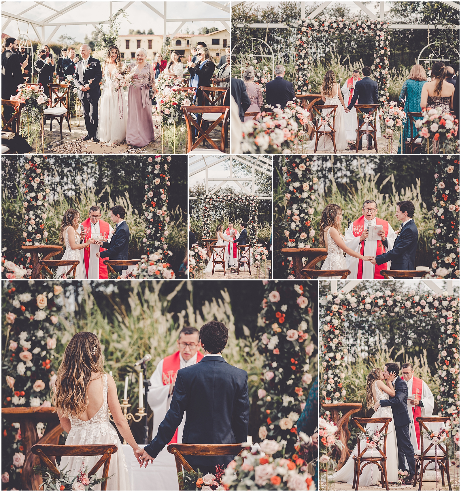 Maria Paula and Mauricio's romantic wedding at Hacienda San Sebastian Rosal in Colombia with Chicago photographer Kara Evans Photographer.