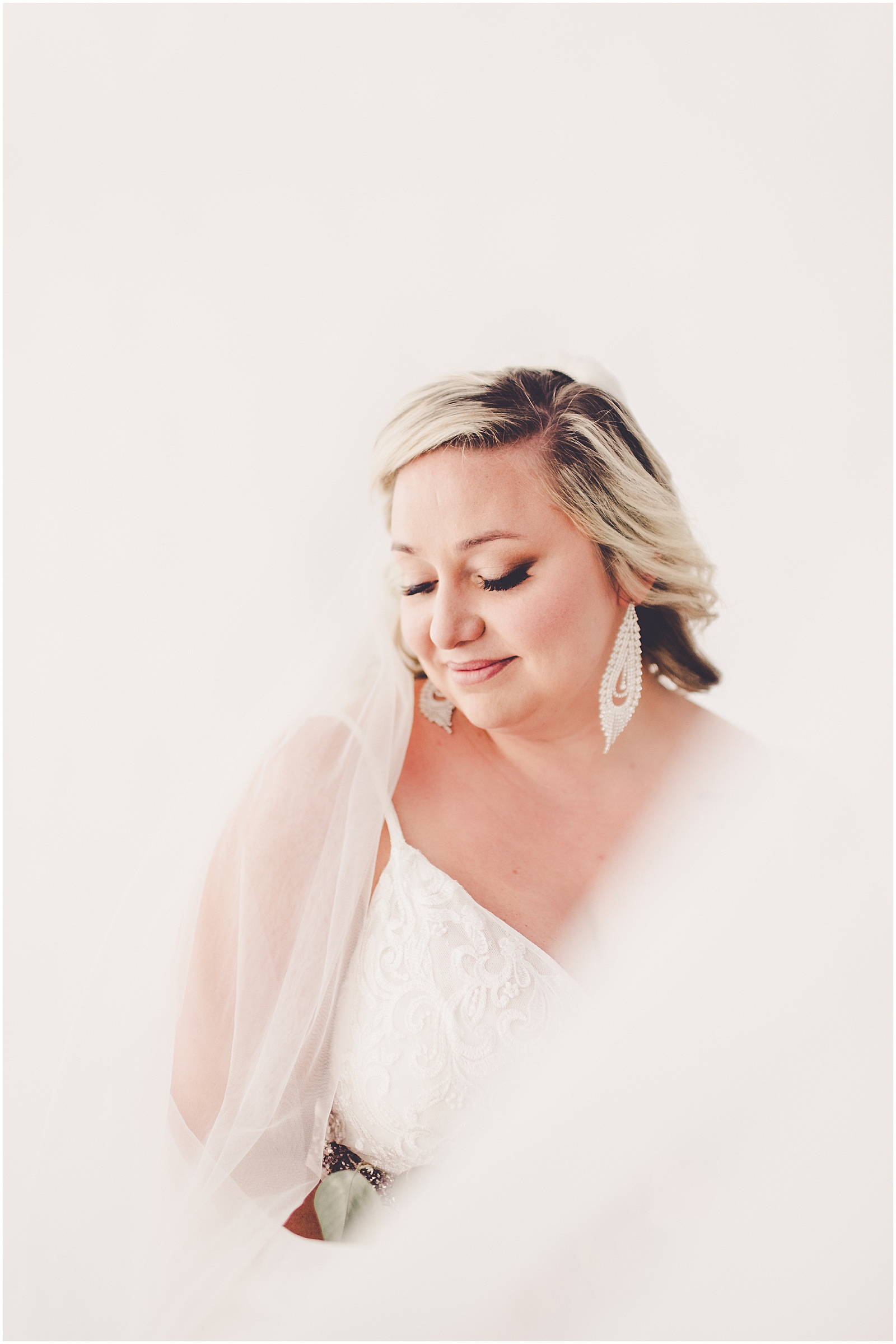 Amy's studio bridal session at natural light photography studio - Studio 388 - in downtown Kankakee, Illinois.
