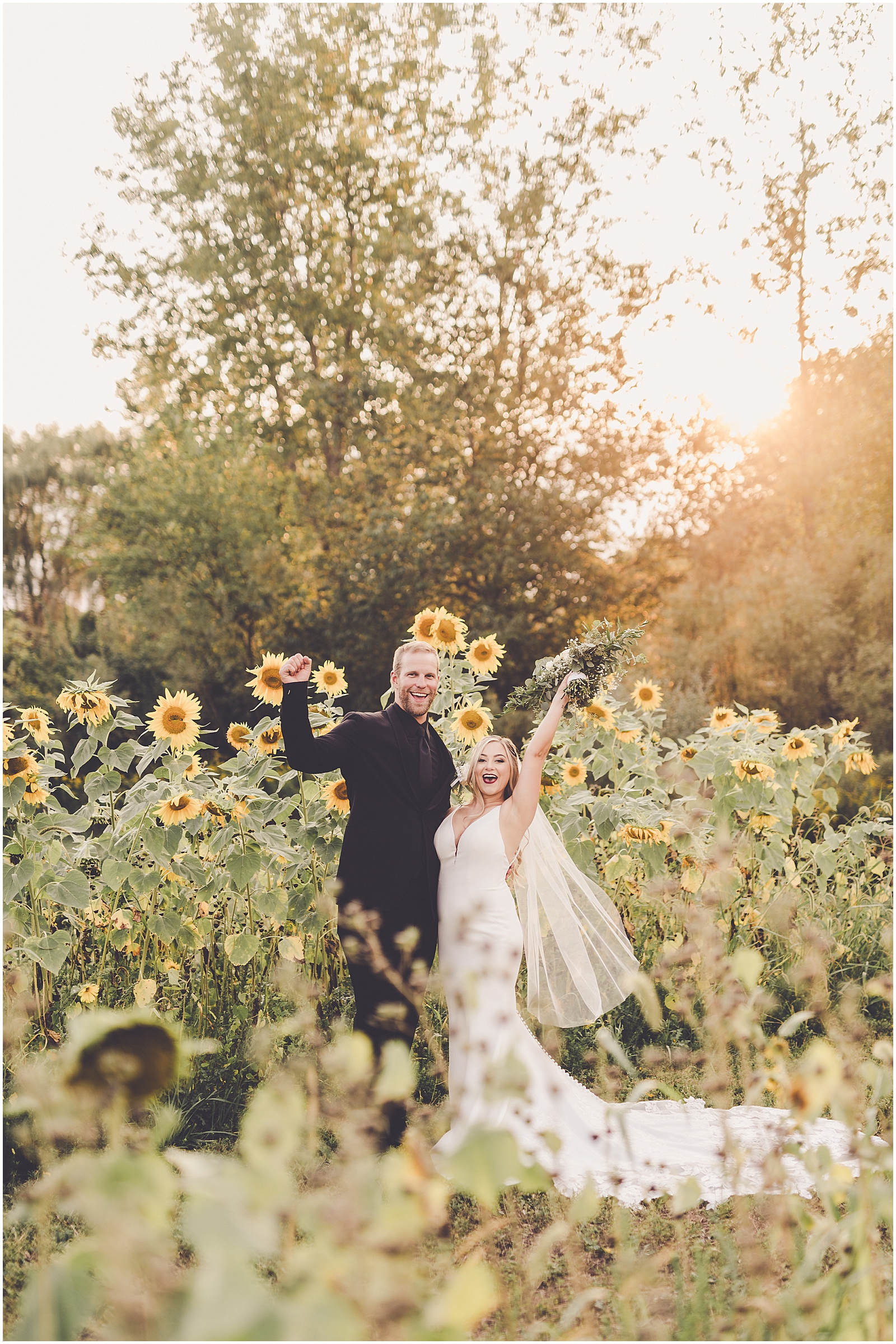 Bre and Sean's September outdoor wedding in Valparaiso, Indiana with Chicagoland wedding photographer Kara Evans Photographer.