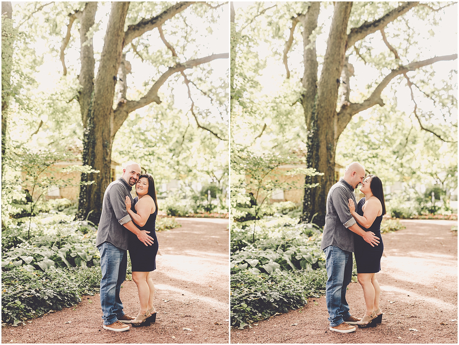 CayLee and Ryan's anniversary photos at Governor Small Park in Kankakee, IL with Chicagoland wedding photographer Kara Evans Photographer.