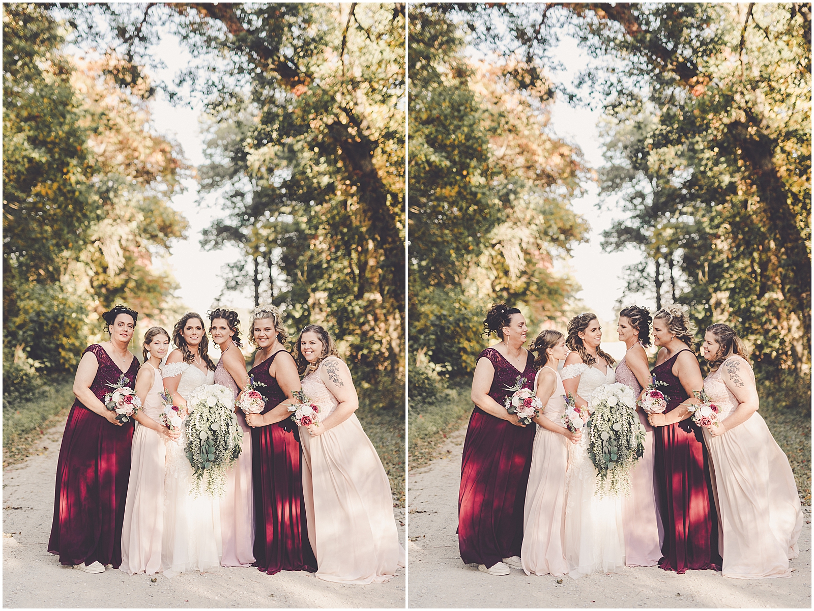 Carol and Casey's fall Barn at the Sioux-Monti wedding in Idaville, Indiana with Chicagoland wedding photographer Kara Evans Photographer.