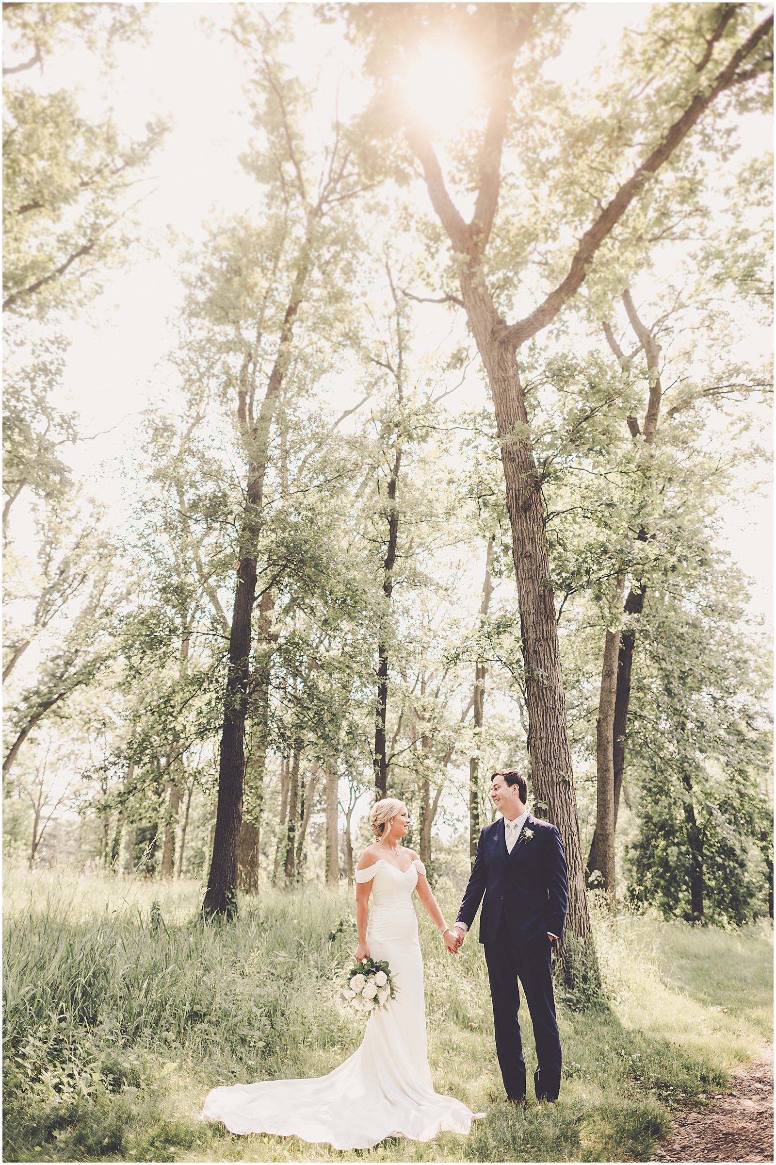Tracy and Dan's summer Morton Arboretum wedding day with Chicagoland wedding photographer Kara Evans Photographer.