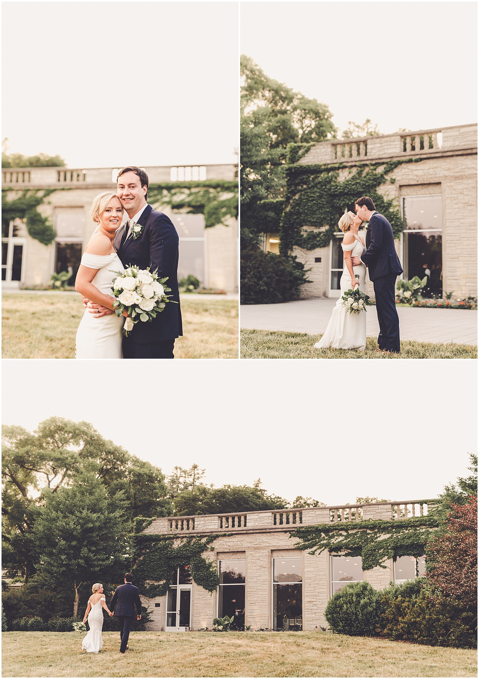 Tracy and Dan's summer Morton Arboretum wedding day with Chicagoland wedding photographer Kara Evans Photographer.