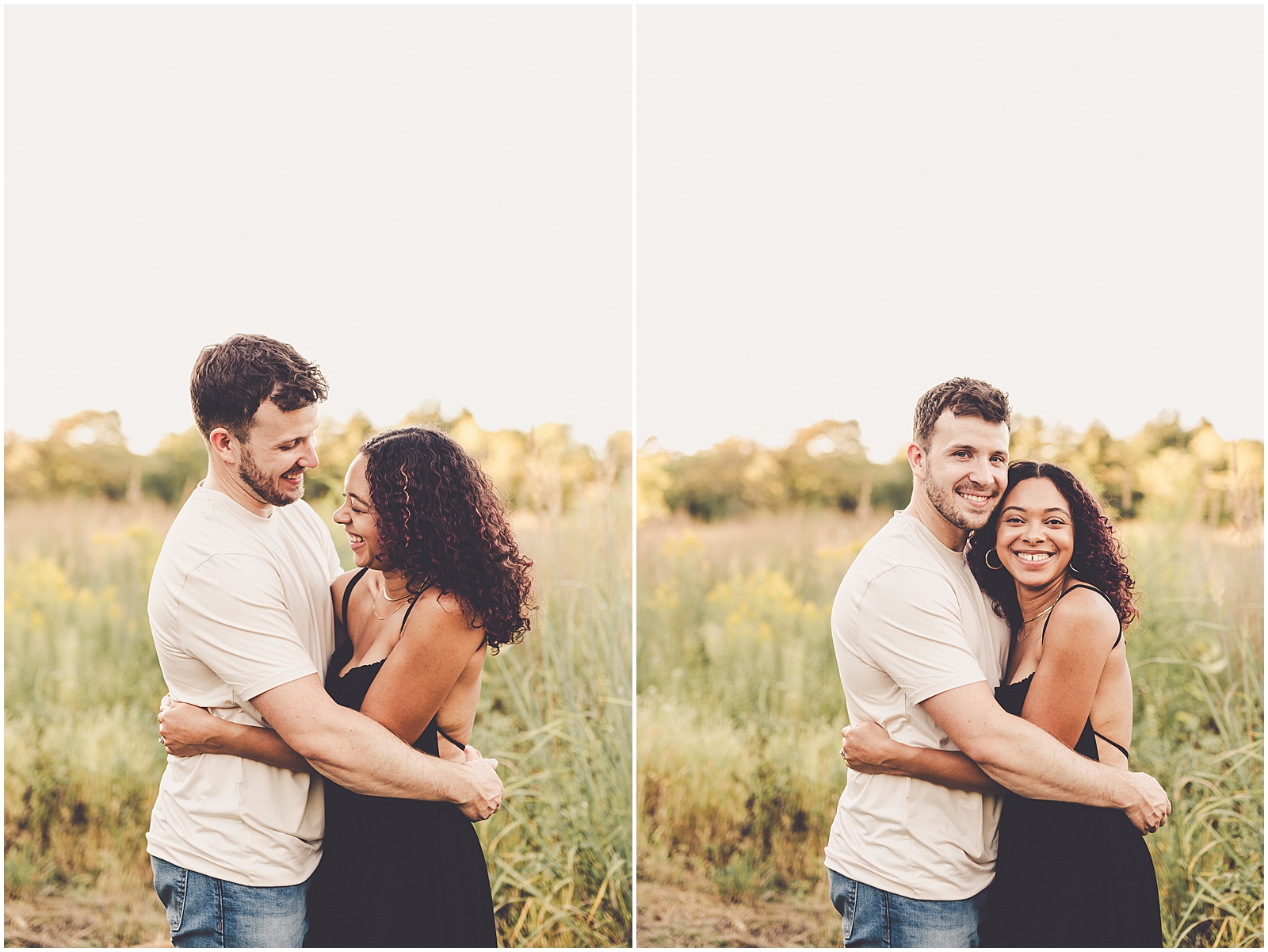 Autumn & Michael's anniversary session at the Kankakee River State Park with Chicagoland wedding photographer Kara Evans Photographer.