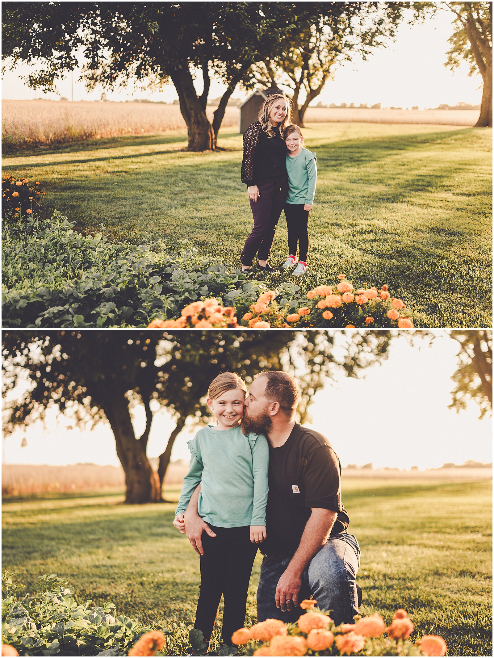 Iroquois County fall family photographer for the Clemmons family with Bourbonnais & Kankakee family photographer Kara Evans Photographer.