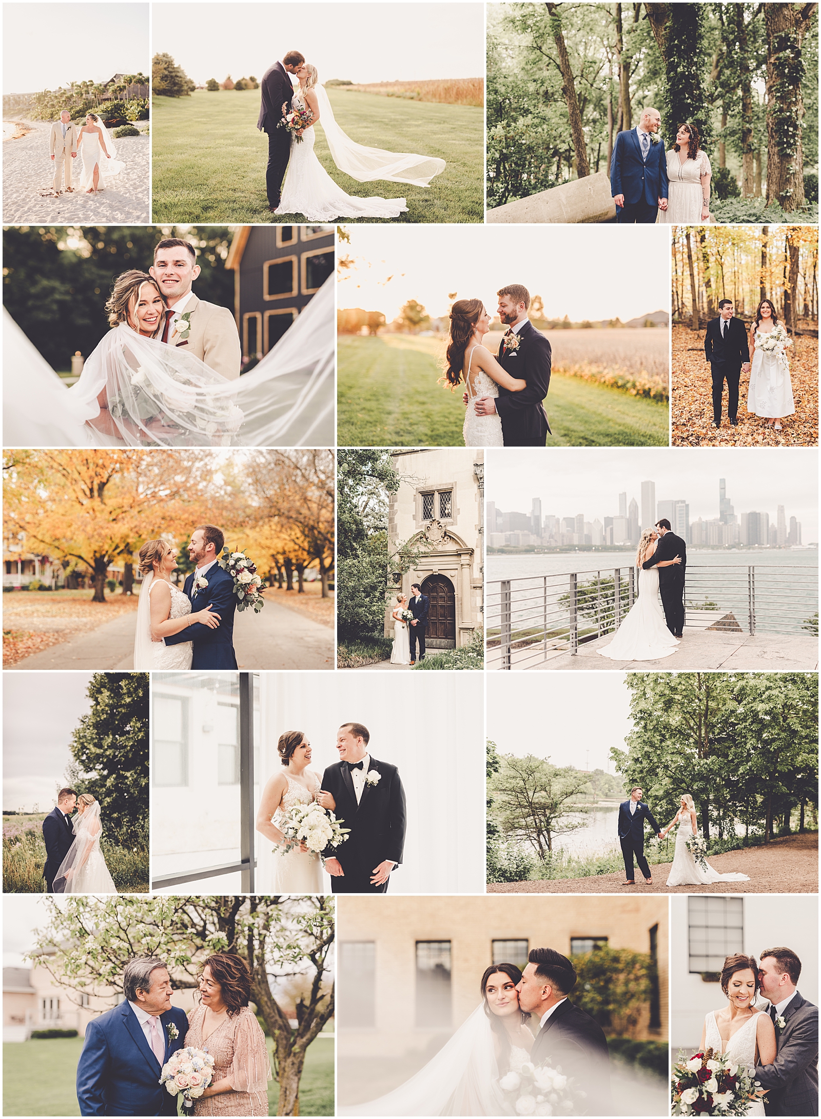 Chicagoland wedding photographer Kara Evans Photographer's recap of the 2023 wedding season throughout Chicago and Chicagoland.