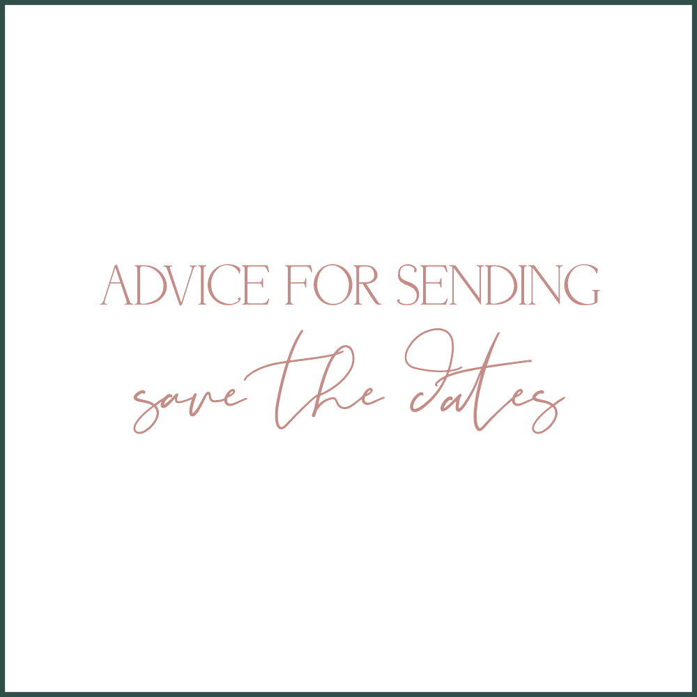 Kara Evans Photographer's advice for sending save the dates before your wedding.