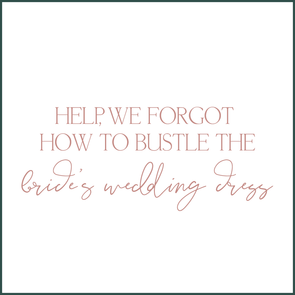 Kara Evans Photographer - Wedding Wednesday - Wedding Blogger - How to bustle the wedding dress - Wedding Dress Bustle