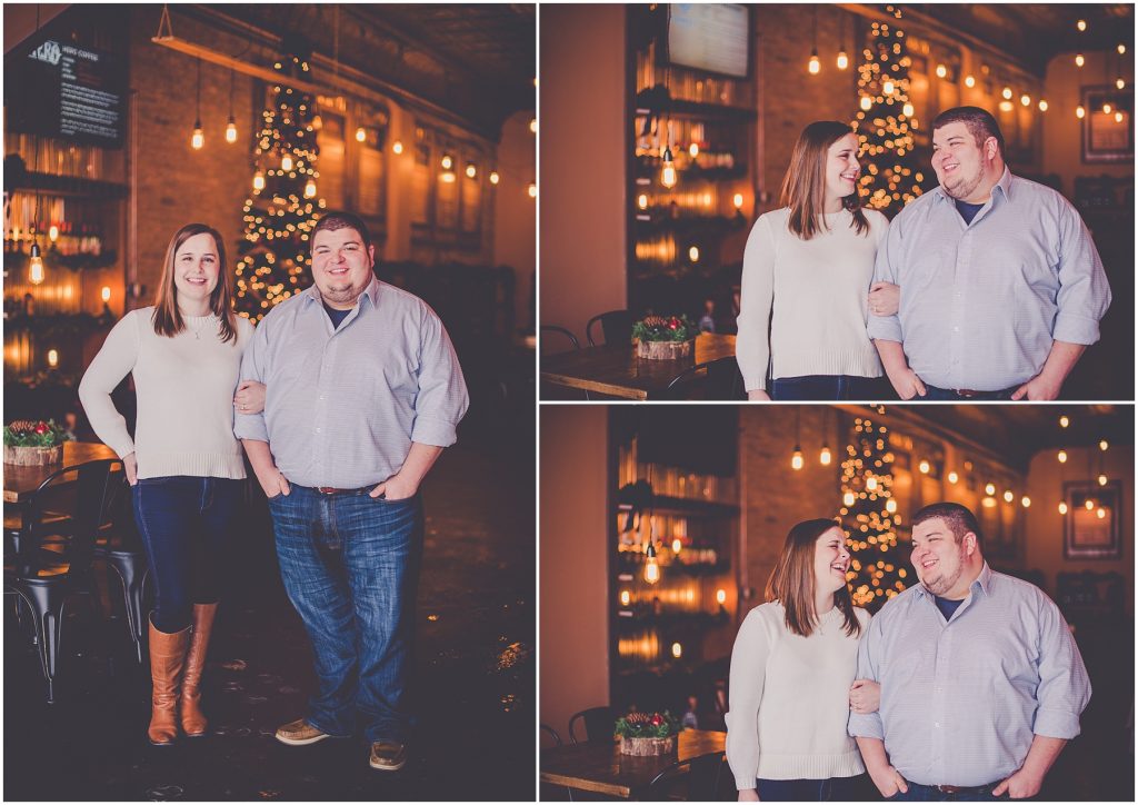 Kara Evans Photographer - Central Illinois Wedding Photographer - Snowy Winter Engagement Session - Kankakee Wedding Photographer - Kankakee Snowy Engagement Photos