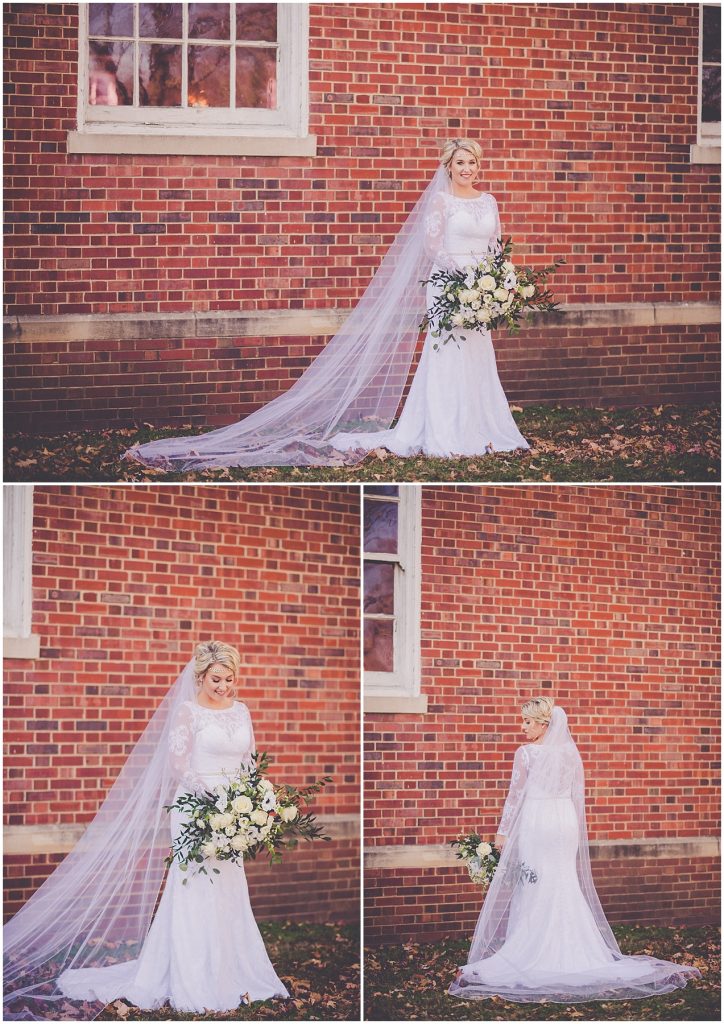 Kara Evans Photographer - Central Illinois Wedding Photographer - Annie-Merner Chapel Wedding Photos - Winter Chapel Wedding - Silver and Black Wedding Day - Annie-Merner Chapel Jacksonville Wedding