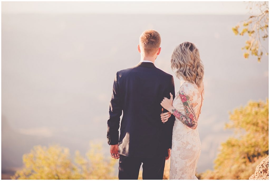 Kara Evans Photographer - Central Illinois Wedding Photographer - Destination Wedding Photographer - Grand Canyon Elopement Photographer - Grand Canyon National Park Wedding Photographer - Shoshone Point Grand Canyon Wedding Photos