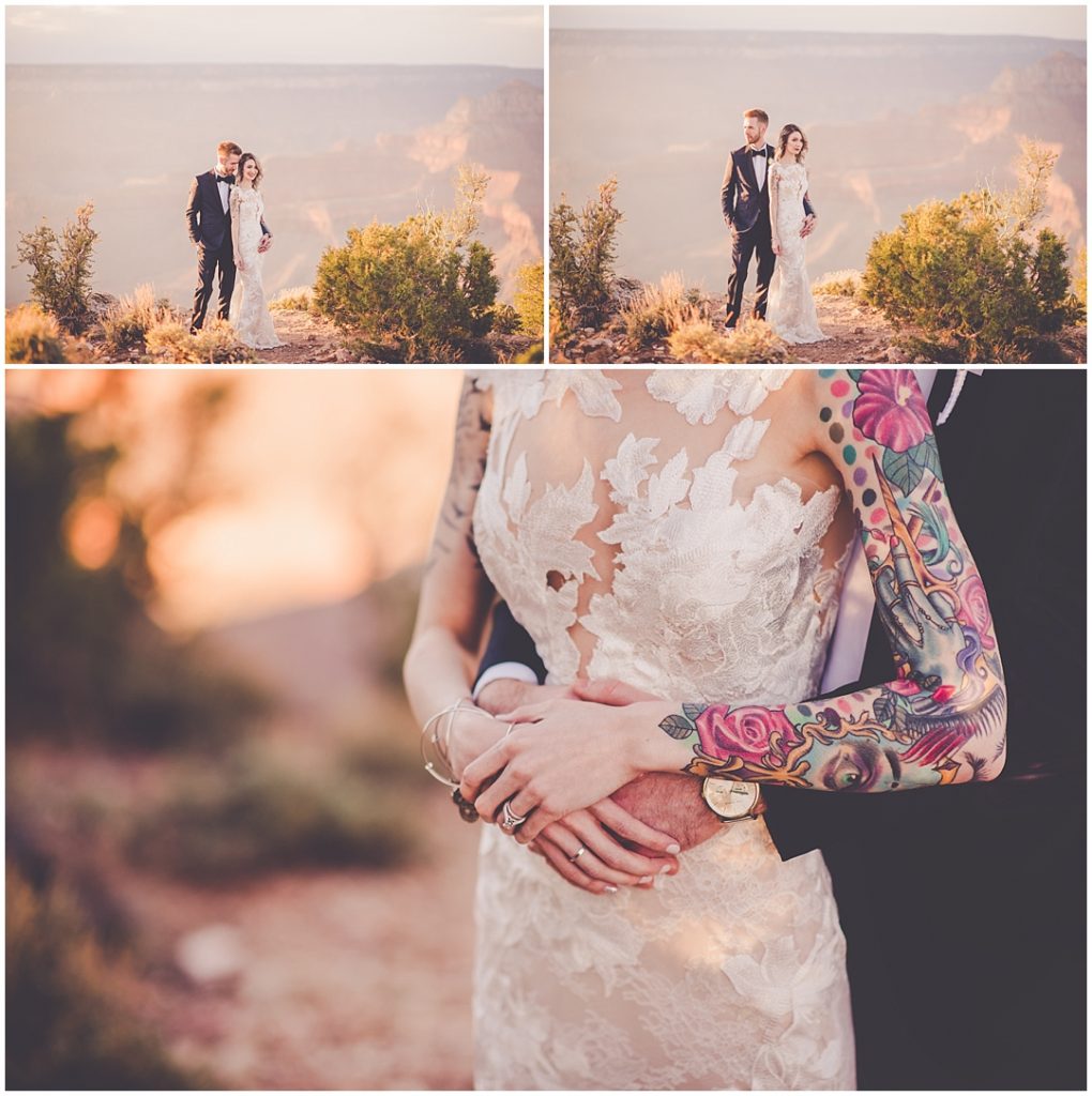 Kara Evans Photographer - Central Illinois Wedding Photographer - Destination Wedding Photographer - Grand Canyon Elopement Photographer - Grand Canyon National Park Wedding Photographer - Shoshone Point Grand Canyon Wedding Photos