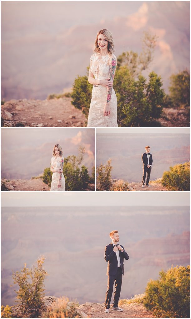 Kara Evans Photographer - Central Illinois Wedding Photographer - Destination Wedding Photographer - Grand Canyon Elopement Photographer - Grand Canyon National Park Wedding Photographer - Shoshone Point Grand Canyon Wedding Photos