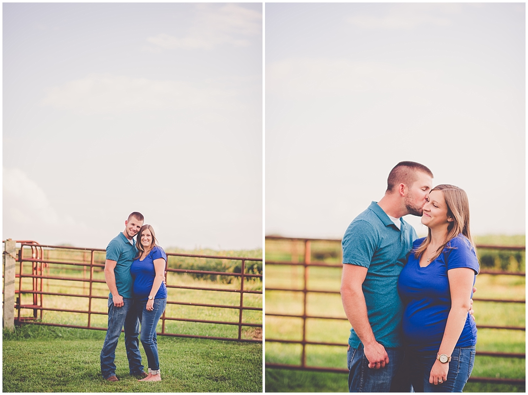 Kara Evans Photographer - Central Illinois Family Photographer - Penfield Illinois Farm Session - Sonrise Farms Penfield Illinois - Summer Farm Family Session - August Farm Family Photos