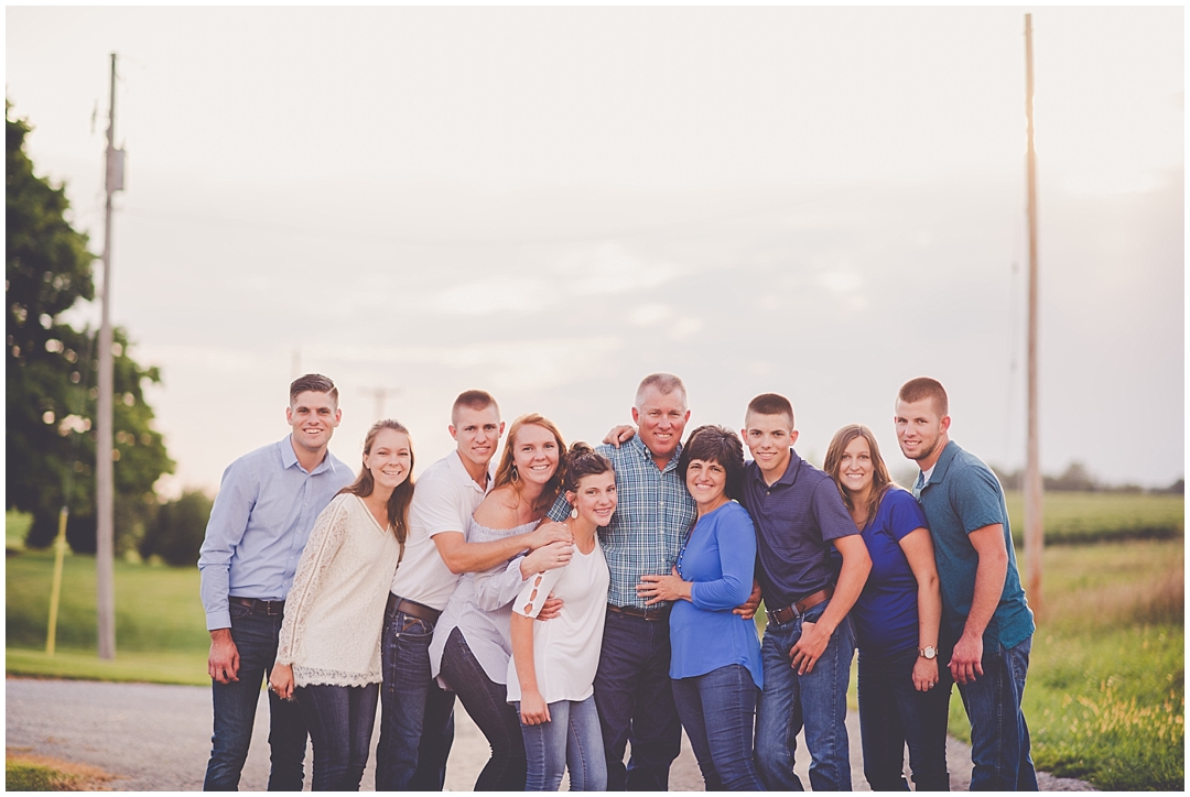 Kara Evans Photographer - Central Illinois Family Photographer - Penfield Illinois Farm Session - Sonrise Farms Penfield Illinois - Summer Farm Family Session - August Farm Family Photos