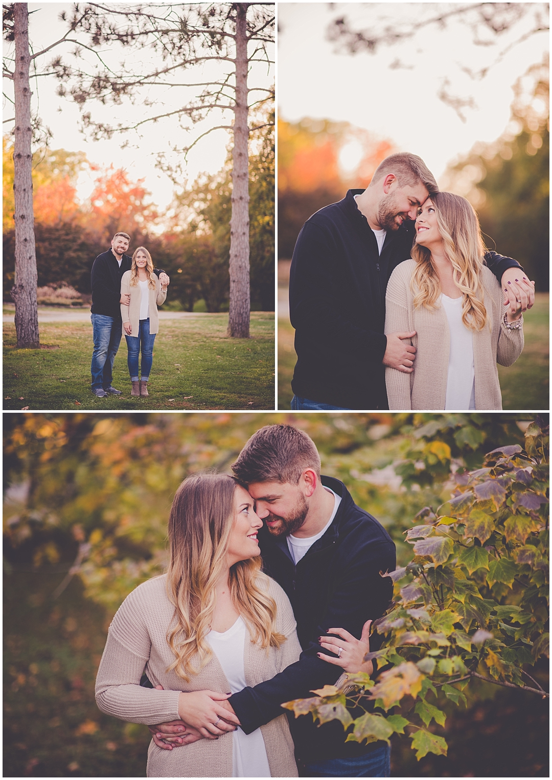 Kara Evans Photographer - Chicagoland Wedding Photographer - Old State Capitol Engagement Photos - Springfield Engagement Session - Fall Engagement Photos