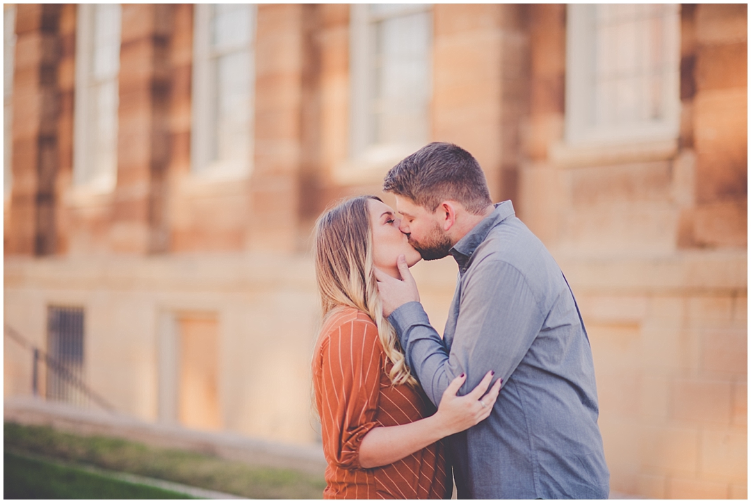 Kara Evans Photographer - Chicagoland Wedding Photographer - Old State Capitol Engagement Photos - Springfield Engagement Session - Fall Engagement Photos