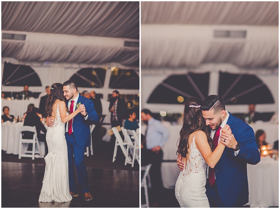 Fall wedding day at The Westin Chicago Northwest in Itasca, Illinois - burgundy, gold, and greenery wedding style. Busse Woods Forest Preserve wedding photos.