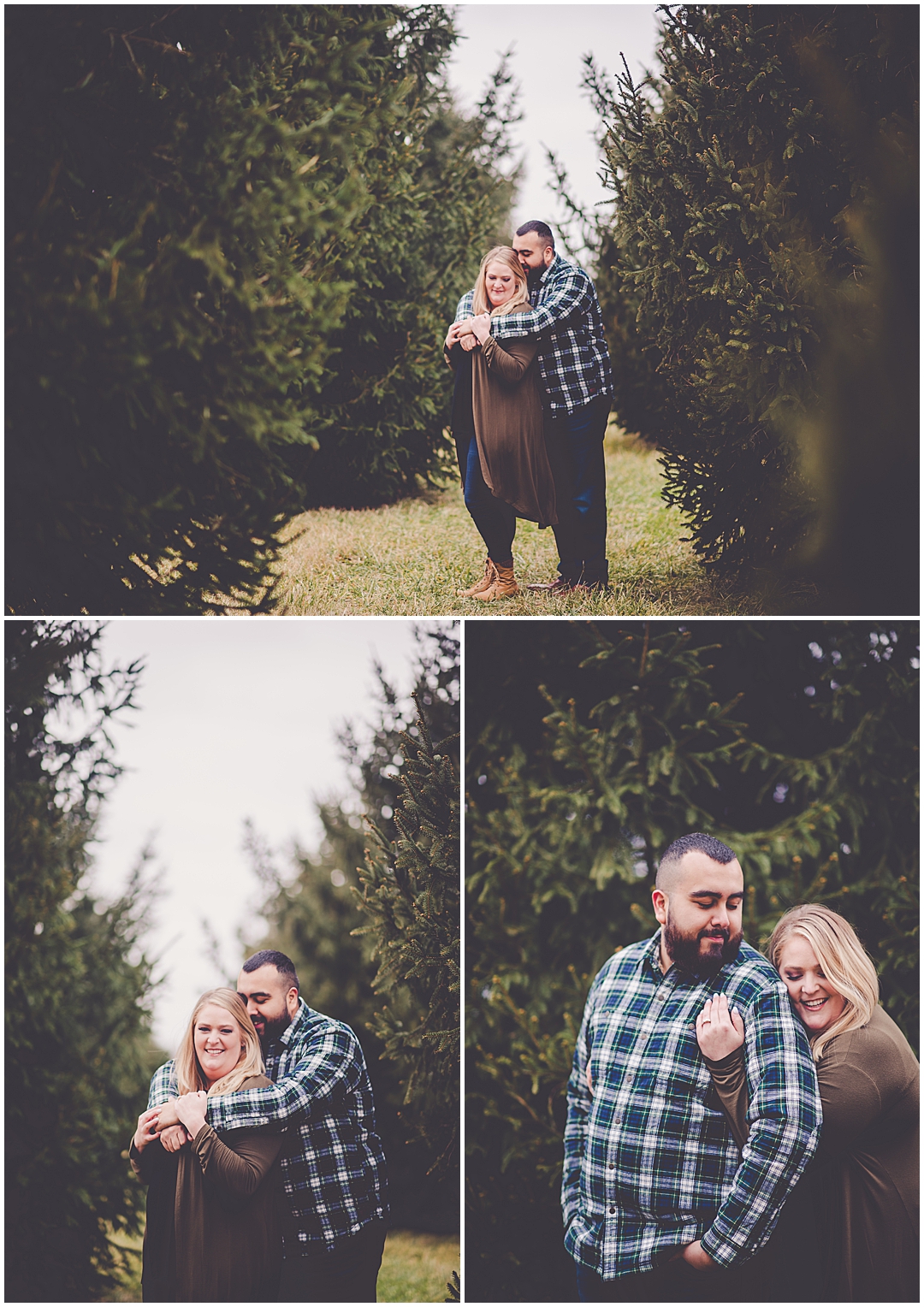 Winter Washington Park Engagement Photos in Springfield, Illinois with Kara Evans Photographer