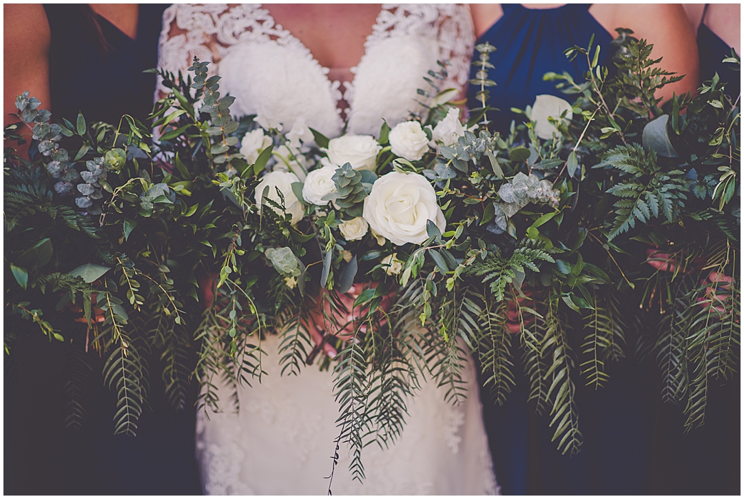 Spring Greenery + Gold Wedding Day at The Orpheum in Champaign, Illinois with Chicagoland Wedding Photographer Kara Evans Photographer