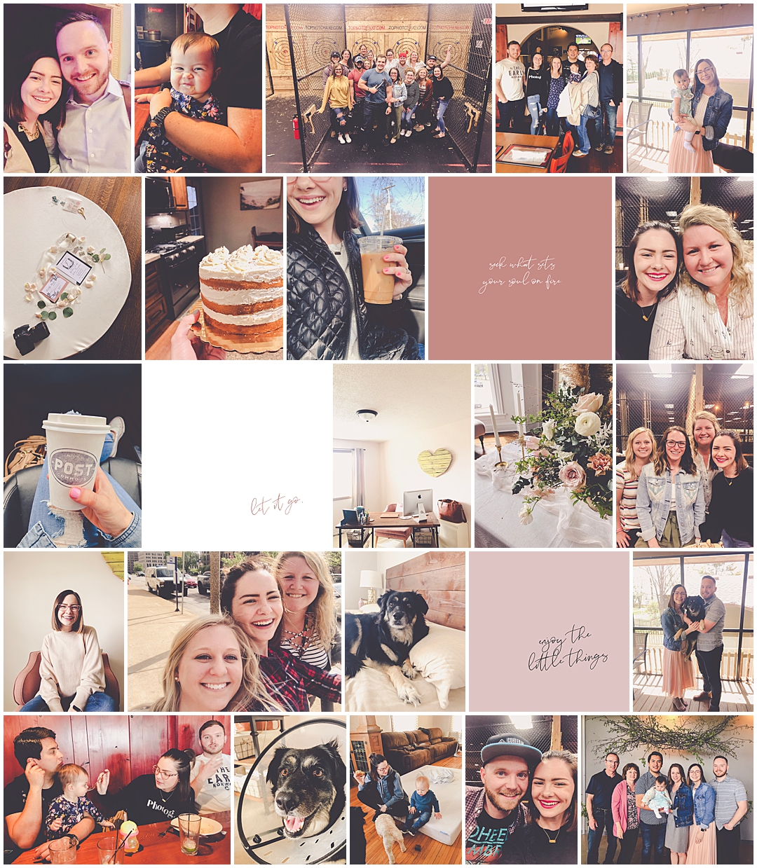 My life Mondays personal life update and April 2019 recap with Chicagoland wedding photographer Kara Evans Photographer.