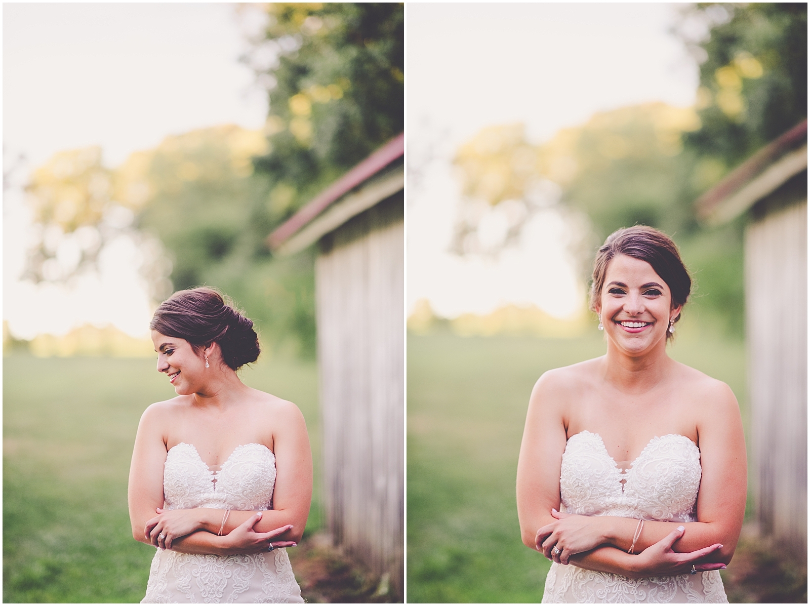 Courtney & Todd's dusty blue, greenery, and gold wedding day at St. Mary's Catholic Church in Beaverville, Illinois and Dunning Park in Iroquois, Illinois with Chicagoland wedding photographer Kara Evans Photographer.