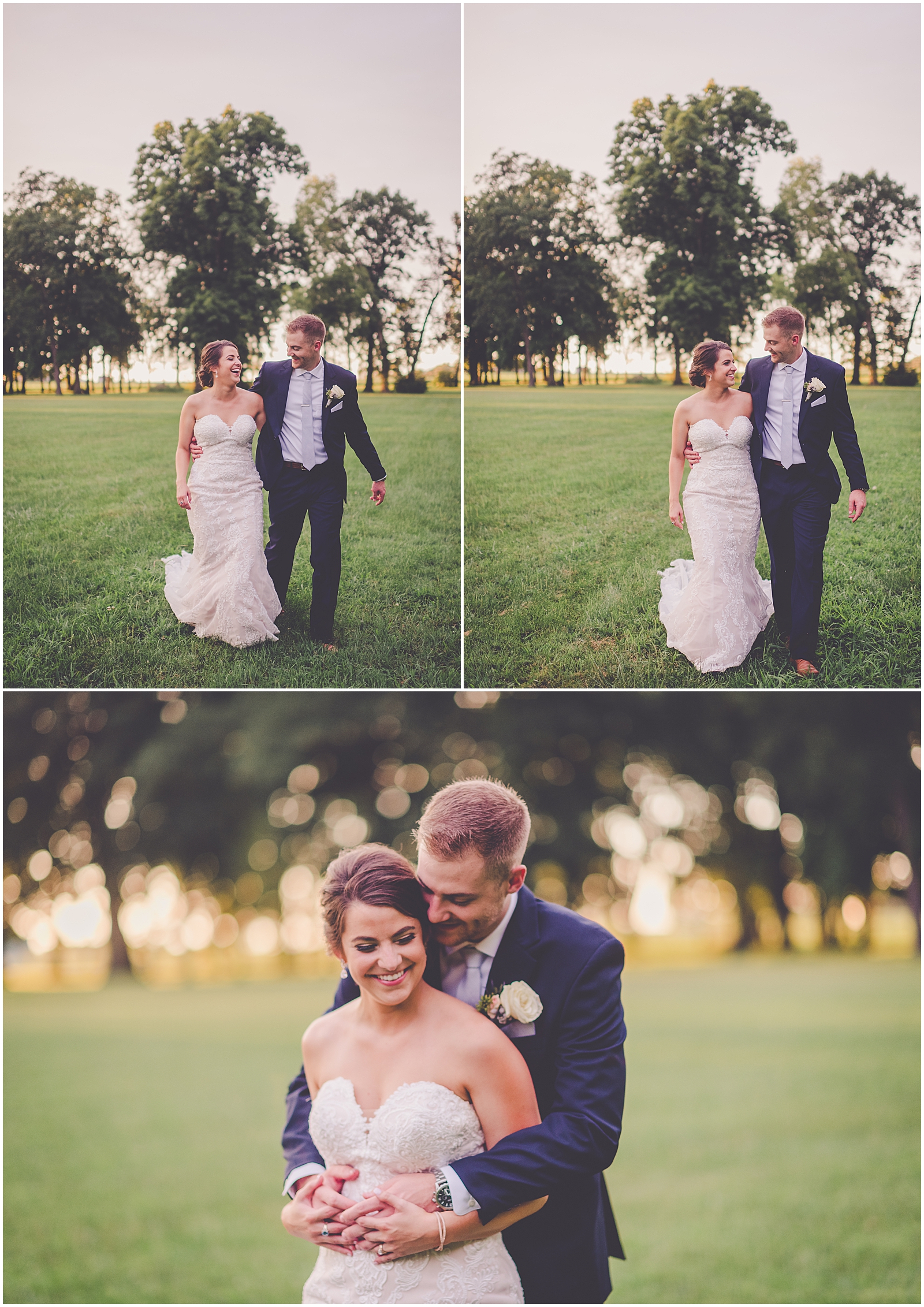 Courtney & Todd's dusty blue, greenery, and gold wedding day at St. Mary's Catholic Church in Beaverville, Illinois and Dunning Park in Iroquois, Illinois with Chicagoland wedding photographer Kara Evans Photographer.