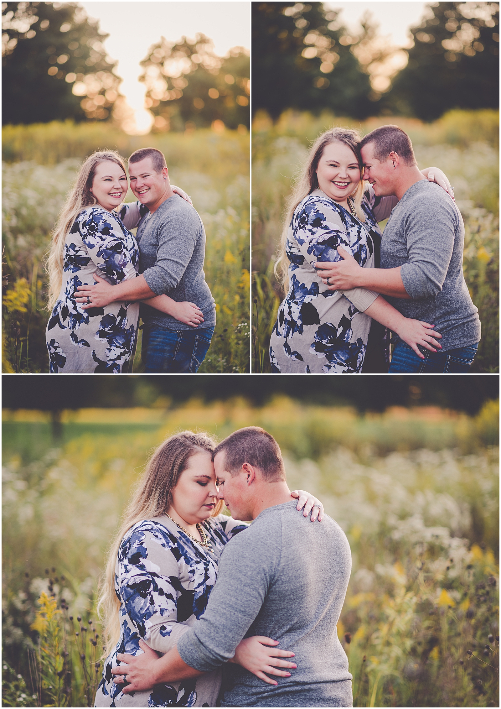 Perry Farm Park anniversary photos in Bourbonnais, Illinois with Kankakee wedding photographer Kara Evans Photographer.