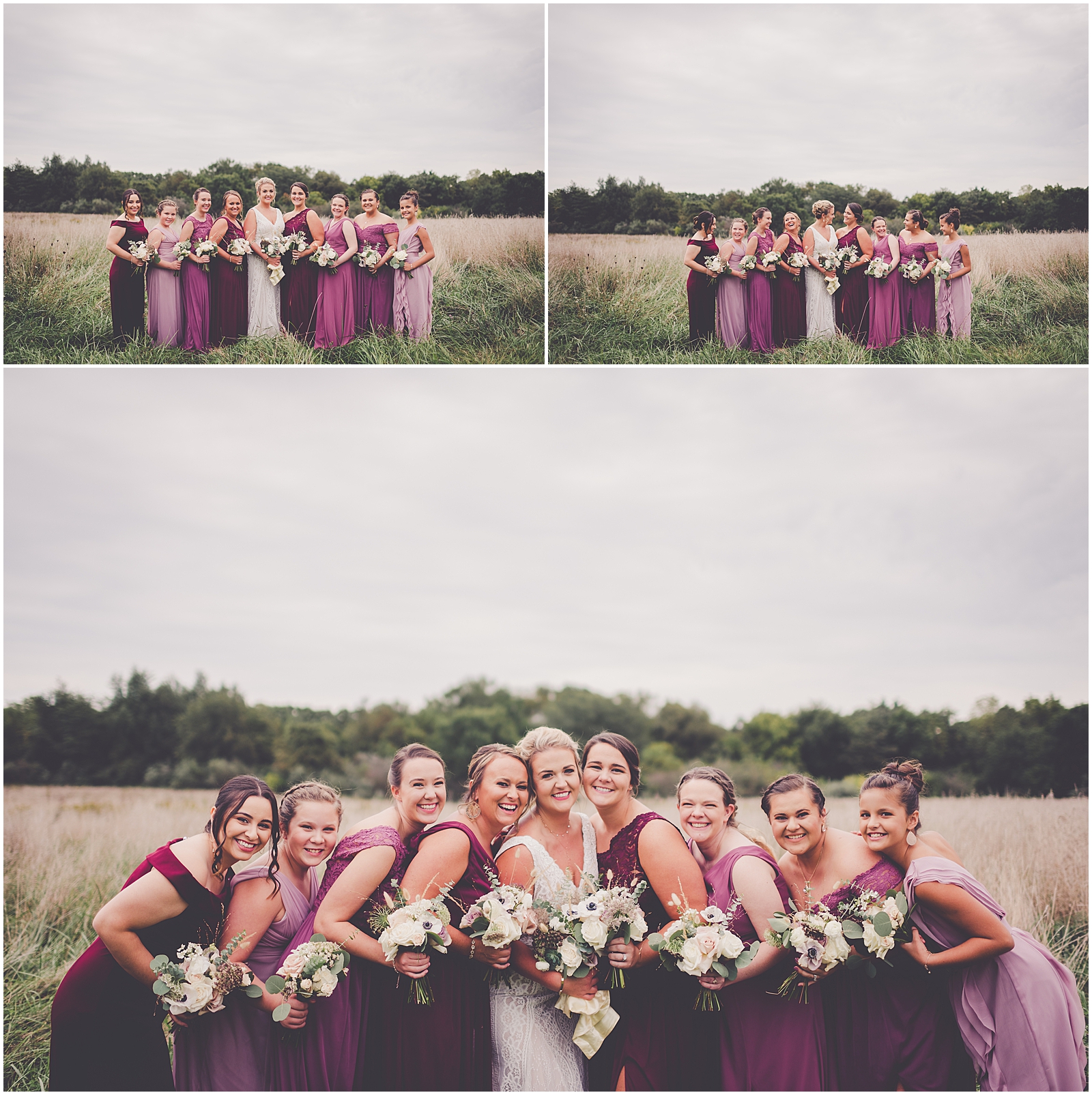 Chelsea and Tim's boho eclectic fall wedding day in Kankakee, Illinois - Maternity BVM wedding photos in Bourbonnais - with Chicagoland wedding photographer Kara Evans Photographer.