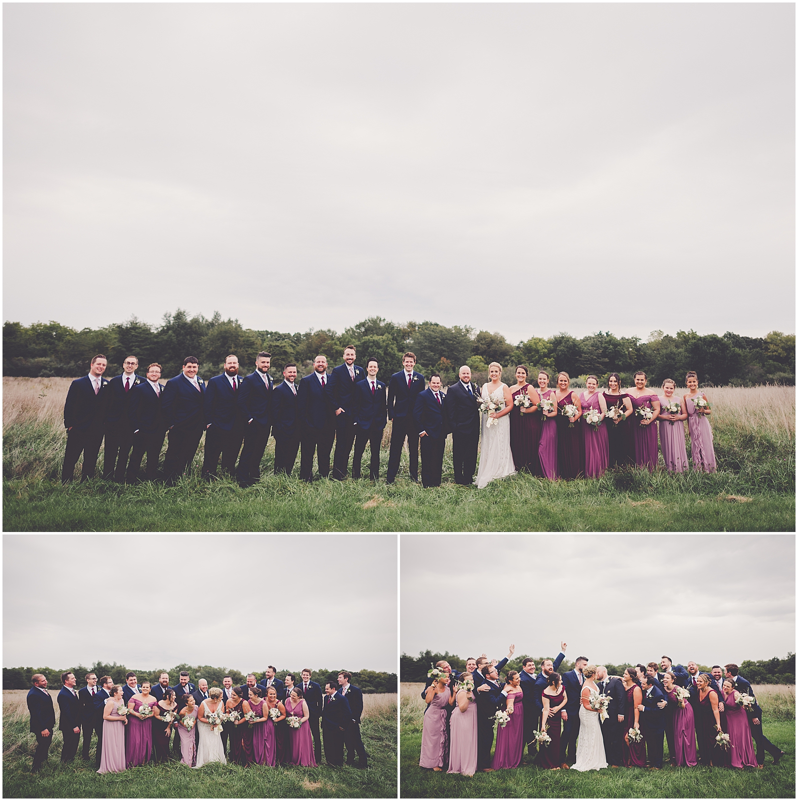 Chelsea and Tim's boho eclectic fall wedding day in Kankakee, Illinois - Maternity BVM wedding photos in Bourbonnais - with Chicagoland wedding photographer Kara Evans Photographer.