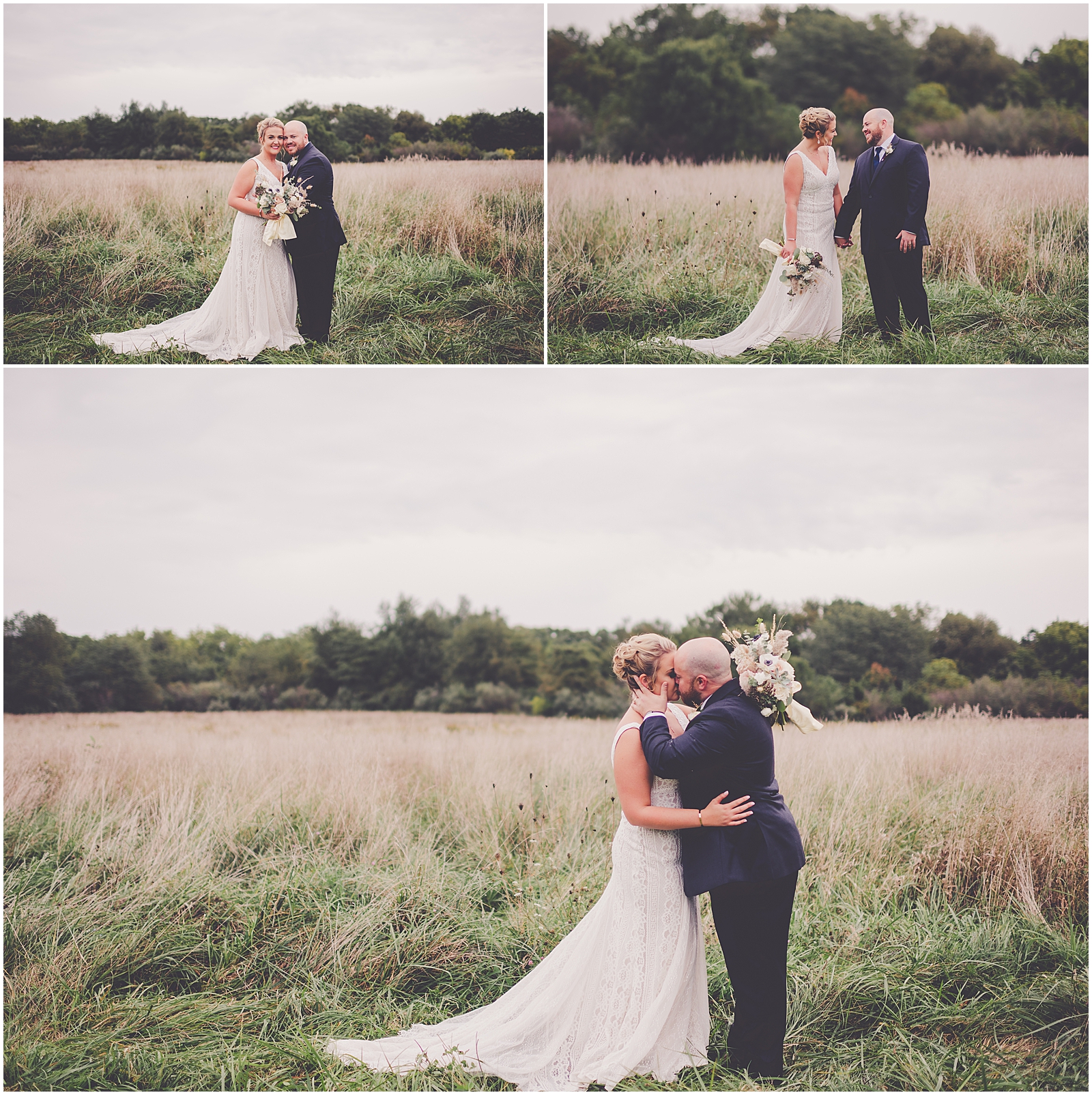Chelsea and Tim's boho eclectic fall wedding day in Kankakee, Illinois - Maternity BVM wedding photos in Bourbonnais - with Chicagoland wedding photographer Kara Evans Photographer.