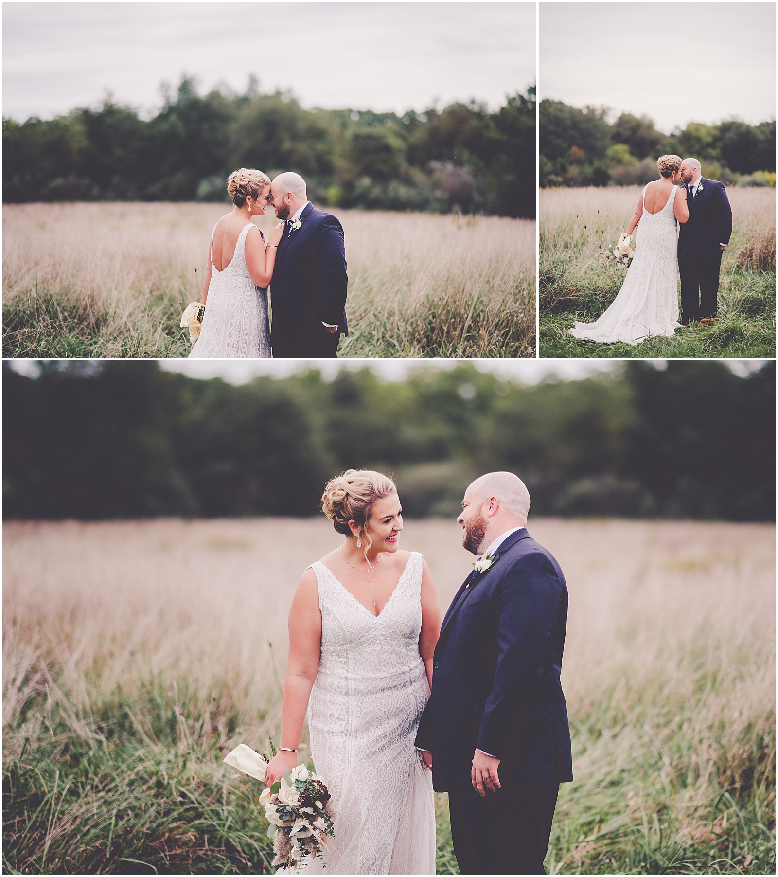 Chelsea and Tim's boho eclectic fall wedding day in Kankakee, Illinois - Maternity BVM wedding photos in Bourbonnais - with Chicagoland wedding photographer Kara Evans Photographer.