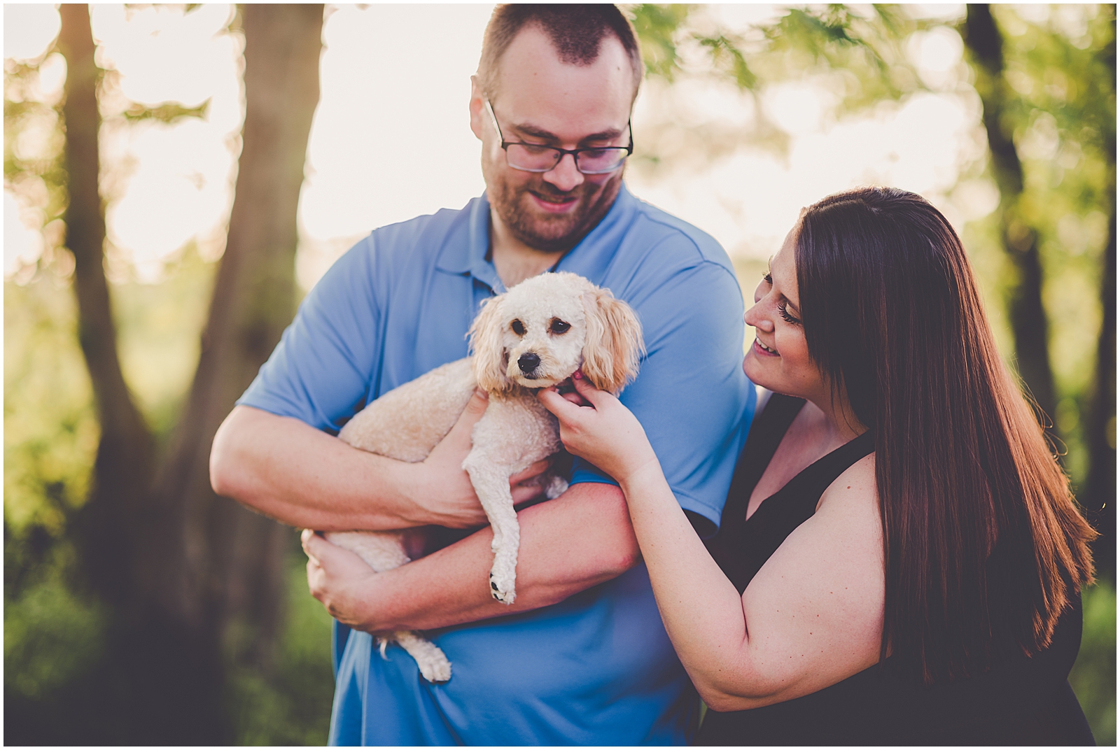 Shelby and Tyler's summer anniversary session in Onarga, Illinios with Chicagoland wedding photographer Kara Evans Photographer.