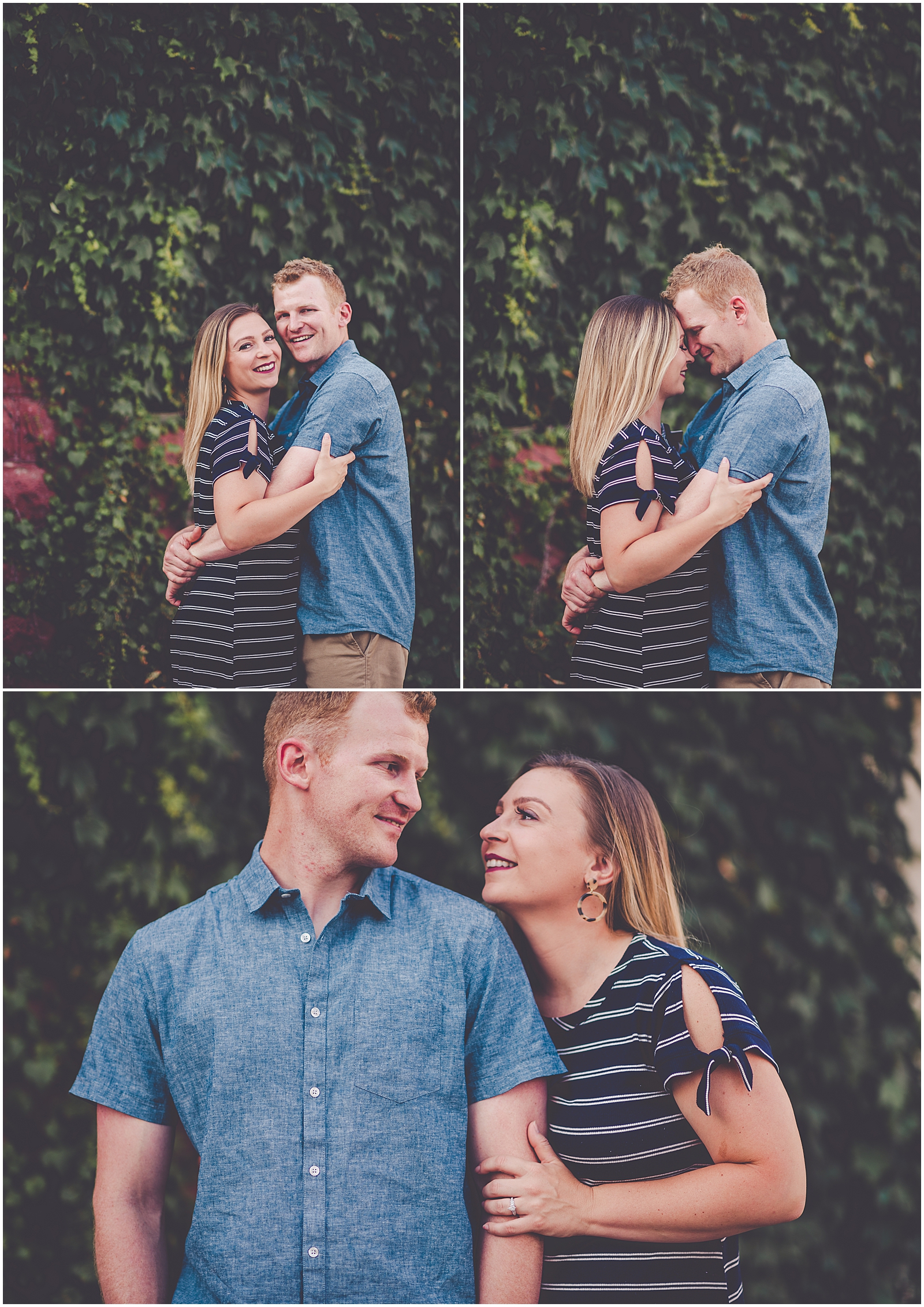 Katherine and Tyler's Kankakee County engagement session in Momence, Illinois with Chicagoland wedding photographer Kara Evans Photographer.