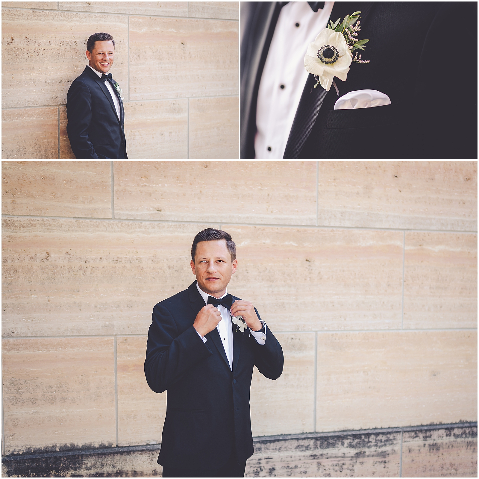 Jori and Matt's modern romantic wedding at the Biltwell in Indianapolis with Chicagoland wedding photographer Kara Evans Photographer.