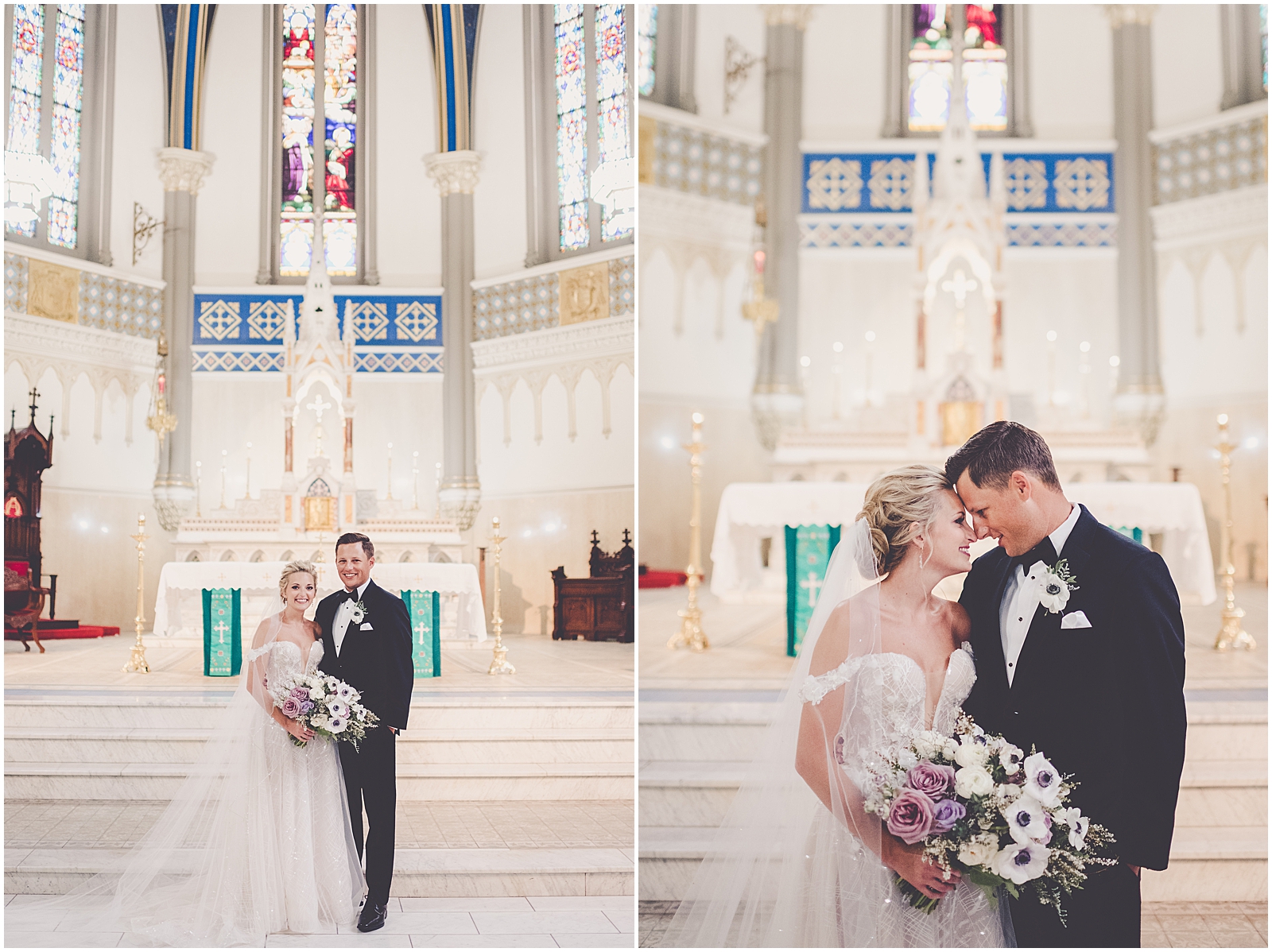 Jori and Matt's modern romantic wedding at the Biltwell in Indianapolis with Chicagoland wedding photographer Kara Evans Photographer.