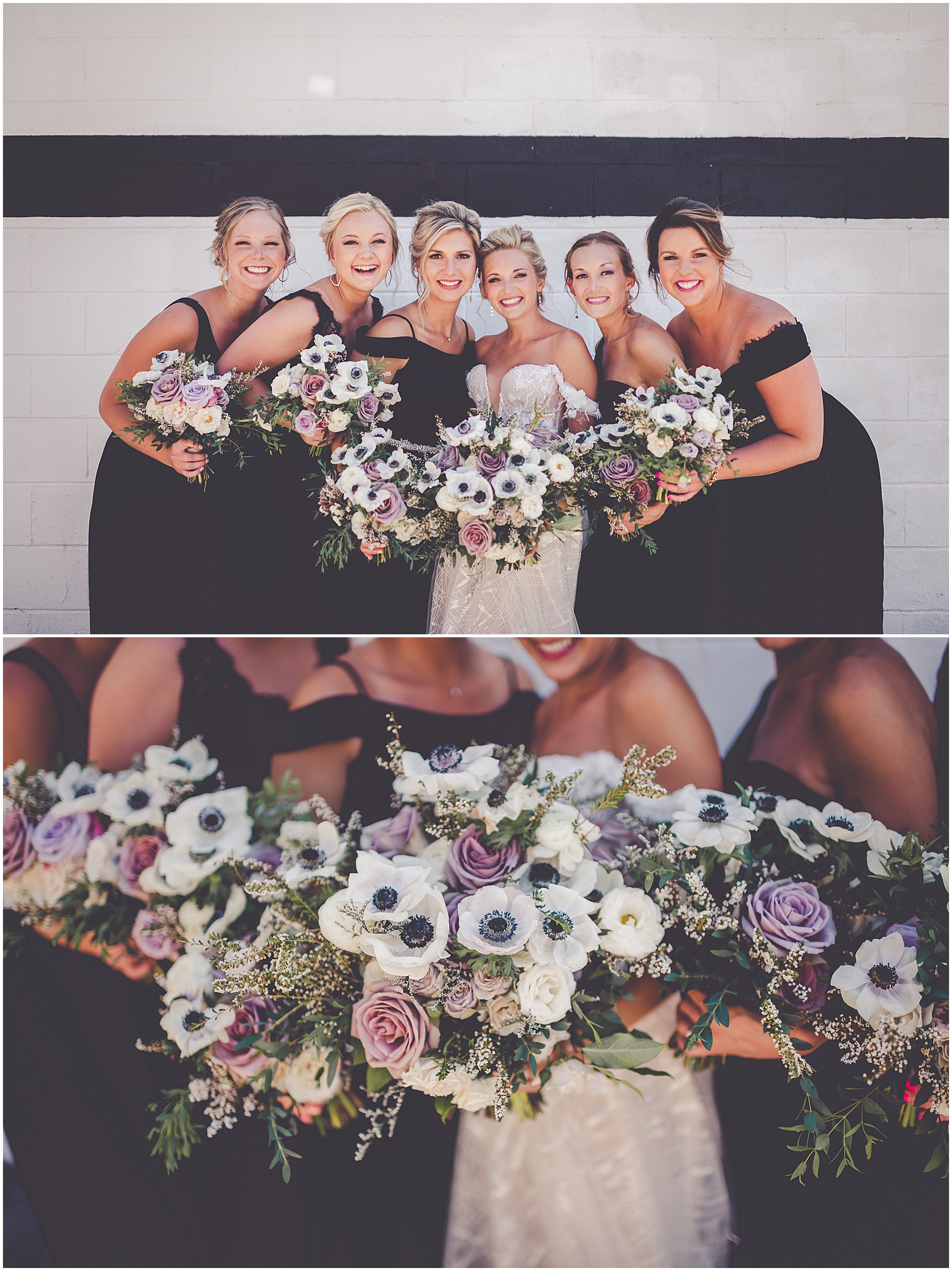 Jori and Matt's modern romantic wedding at the Biltwell in Indianapolis with Chicagoland wedding photographer Kara Evans Photographer.