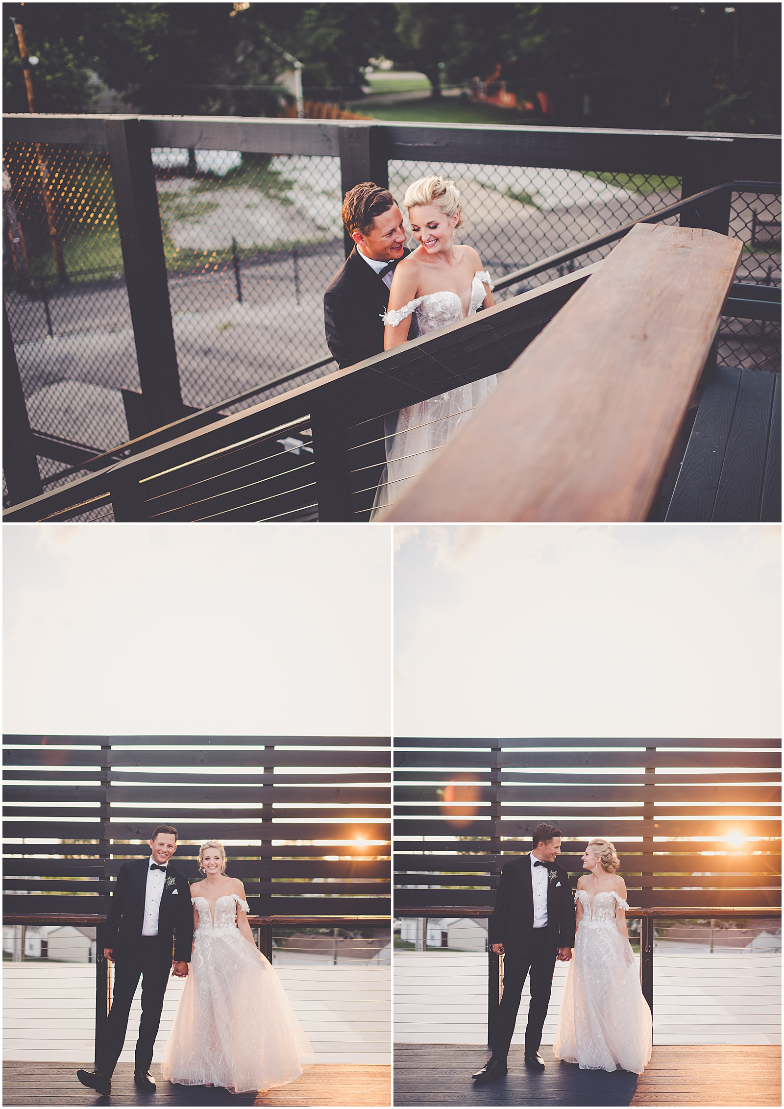 Jori and Matt's modern romantic wedding at the Biltwell in Indianapolis with Chicagoland wedding photographer Kara Evans Photographer.