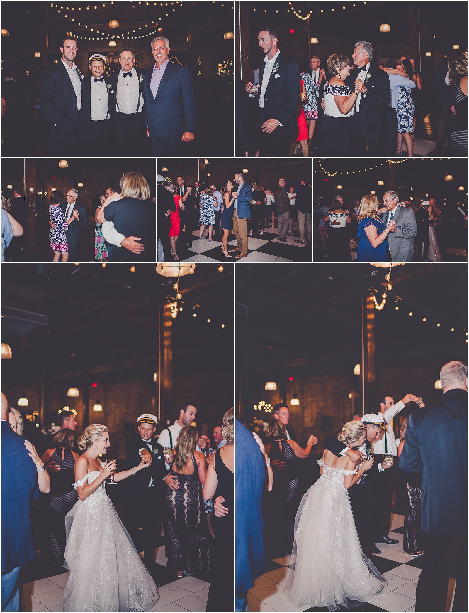 Jori and Matt's modern romantic wedding at the Biltwell in Indianapolis with Chicagoland wedding photographer Kara Evans Photographer.