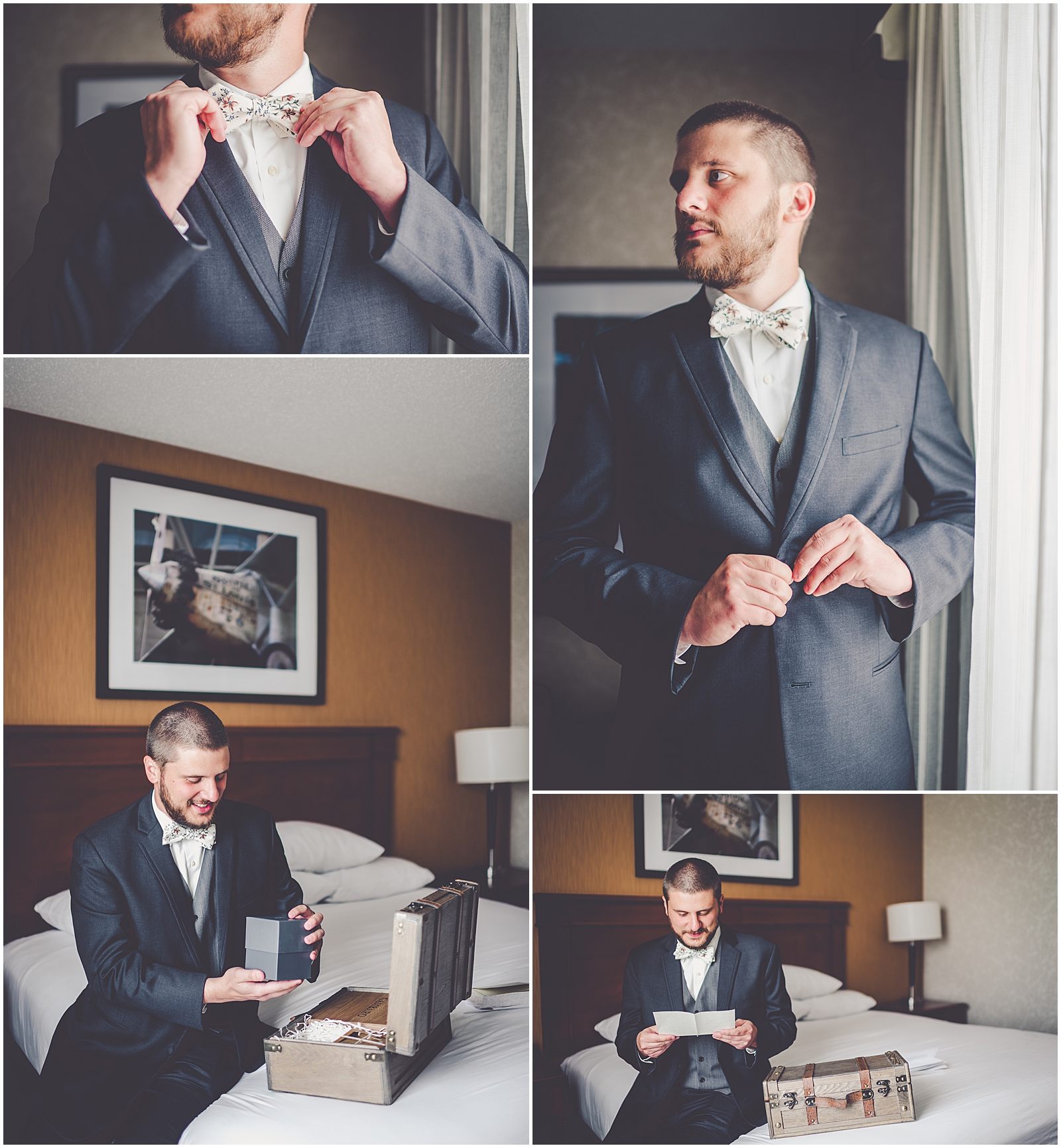 Jenny and Colin's romantic summer Forest Park wedding day in St. Louis, MO with Chicagoland wedding photographer Kara Evans Photographer.