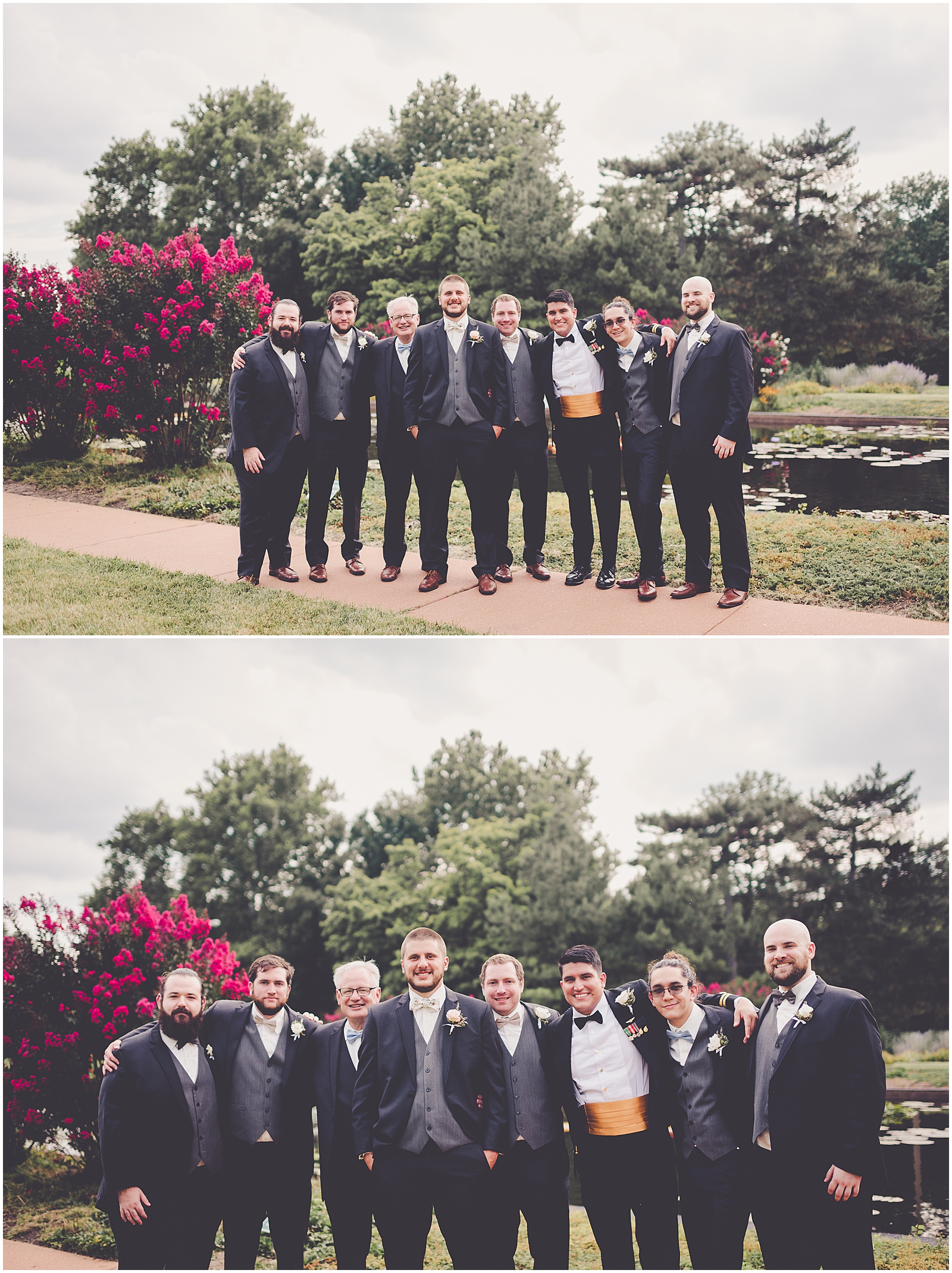Jenny and Colin's romantic summer Forest Park wedding day in St. Louis, MO with Chicagoland wedding photographer Kara Evans Photographer.
