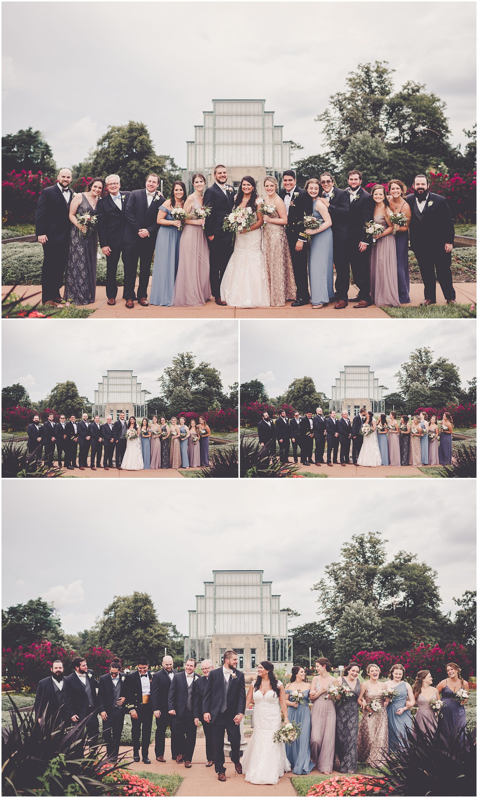 Jenny and Colin's romantic summer Forest Park wedding day in St. Louis, MO with Chicagoland wedding photographer Kara Evans Photographer.
